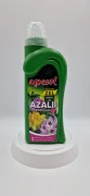 Przód – Azalia Zielona butelka nawozu Agrecol Mineral Żel do azalii i rododendronów.
