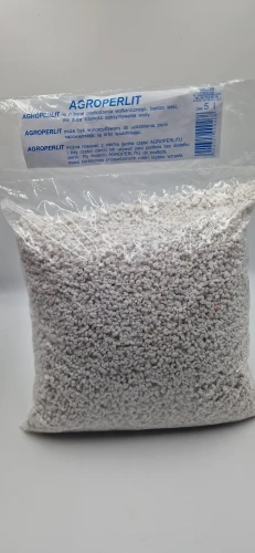 5L (20260121_114659.jpg): Agroperlit 5L naturalny dodatek do podłoża poprawiający napowietrzenie korzeni.