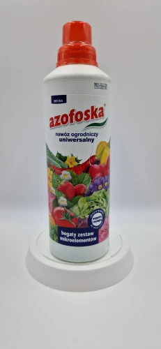 Przód (20260120_155103.jpg): Nawóz ogrodniczy uniwersalny Azofoska mocna w płynie 1,2 kg.
