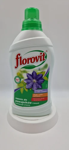 Powojniki Przód (20260120_154848.jpg): Nawóz do powojników i pnączy Florovit 1 kg stymulujący wybarwienie kwiatów.