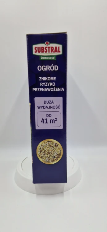 Boki: Lista roślin (bukszpan, róża, pelargonia) oraz informacja o wydajności do 41m2
