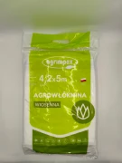 Szeroki pakiet agrowłókniny 4,2x5m gwarantuje ochronę dużych plantacji.