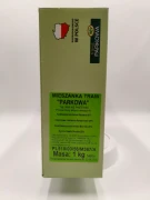 Etykieta boczna prezentuje skład trawy parkowej z kostrzewą czerwoną i szczeciniastą.