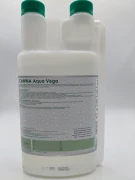 Odwrót opakowania CANNA Aqua Vega B opisuje sposób przygotowania pożywki dla roślin.