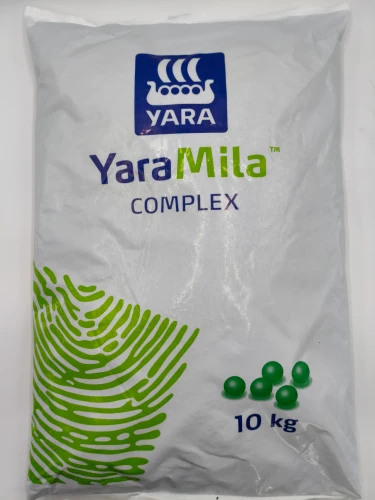 Duży, 10-kilogramowy worek profesjonalnego nawozu ogrodniczego YaraMila COMPLEX.