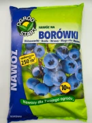 Przód opakowania nawozu na borówki Ogród Start 10kg, bardzo wydajne opakowanie na 250 metrów kwadratowych