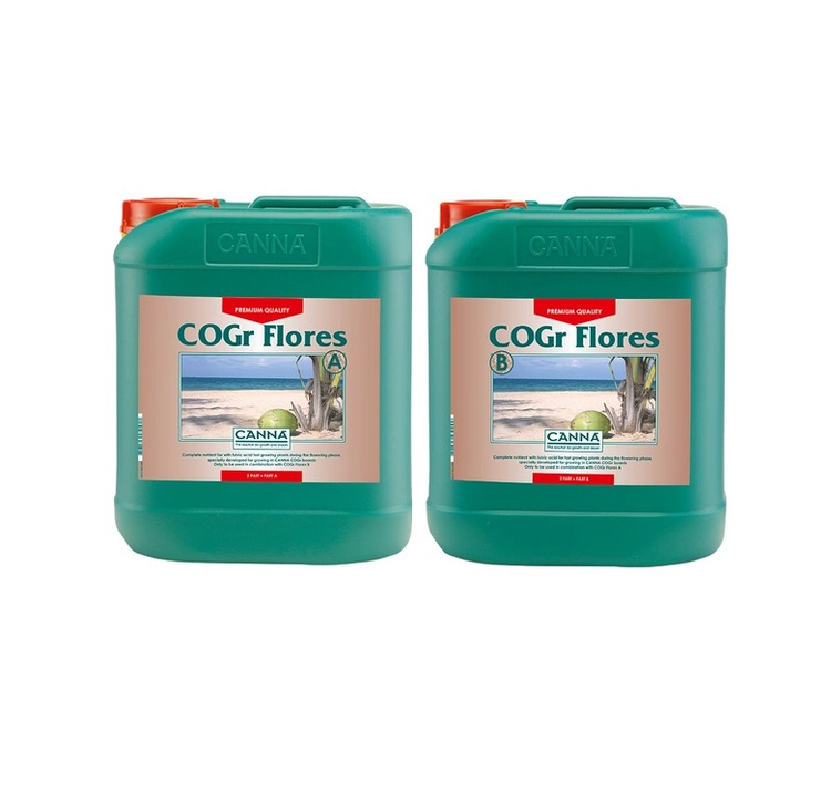 Nawóz Canna Coco Cogr Flores A/B 2x 5L - nawóz do uprawy na matach COGr
