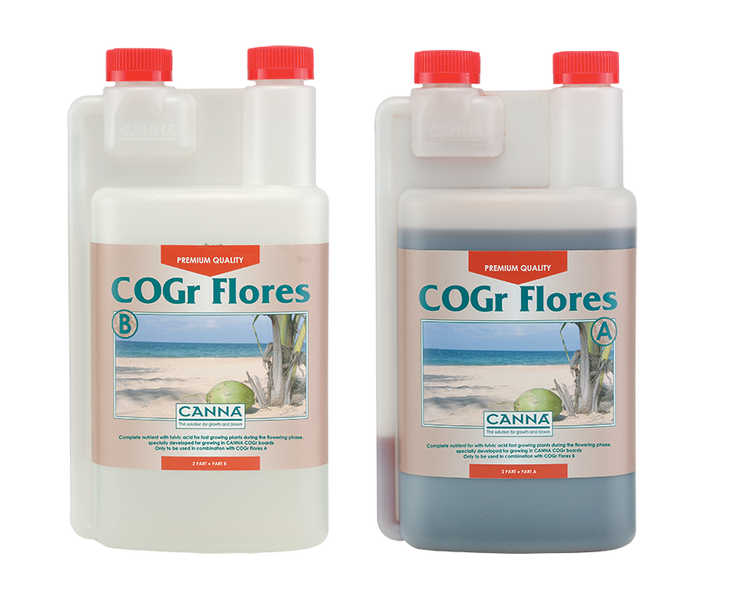 Nawóz Canna Coco Cogr Flores A/B 2x 1L - nawóz do uprawy na matach COGr
