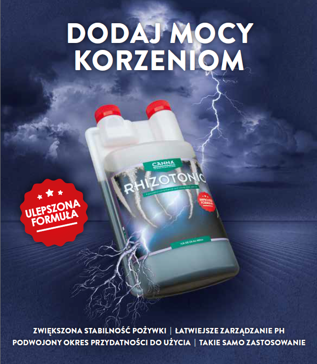 Nawóz Canna Rhizotonic 1L stymulator wzrostu korzeni - ukorzeniacz *ULEPSZONA FORMUŁA*