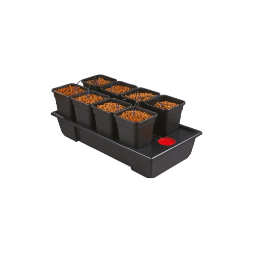 System hydroponiczny WILMA SMALL WIDE 8 x 11L - 120x60xh20cm