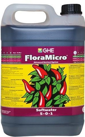 GHE Terra Aquatica Flora Micro Soft Water 5L - nawóz na kwitnienie do wody miękkiej