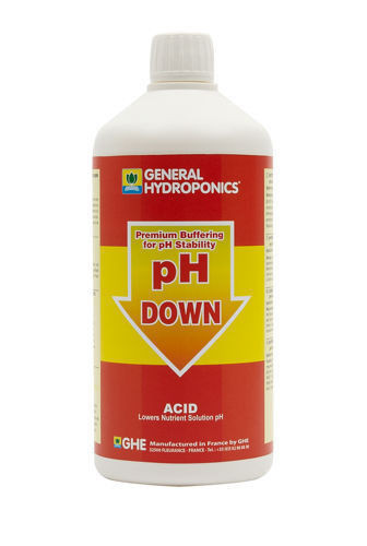 GHE Terra Aquatica pH down / minus 1L - regulator poziomu ph w uprawie