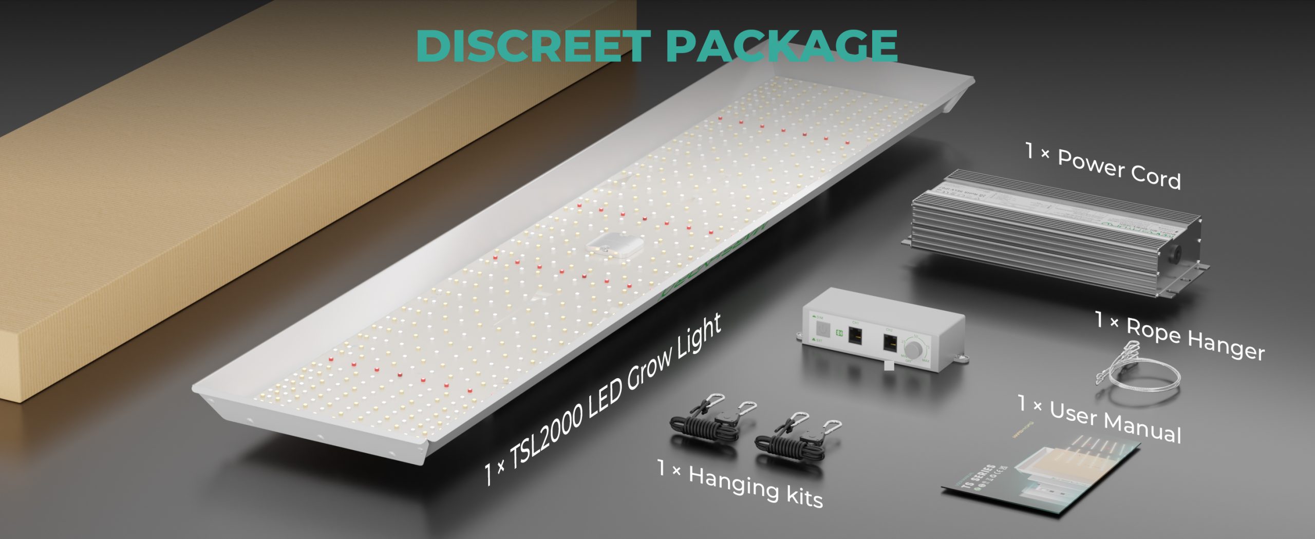 Mars Hydro TSL 2000 300W Lampa Led Grow do roślin 108cm