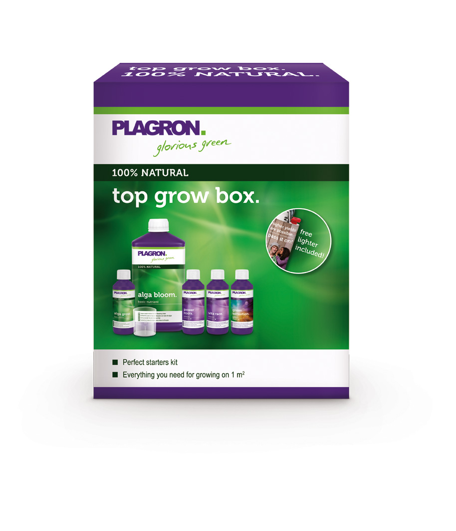 Plagron Top Grow Box 100% Natural zestaw nawozów Plagron Alga