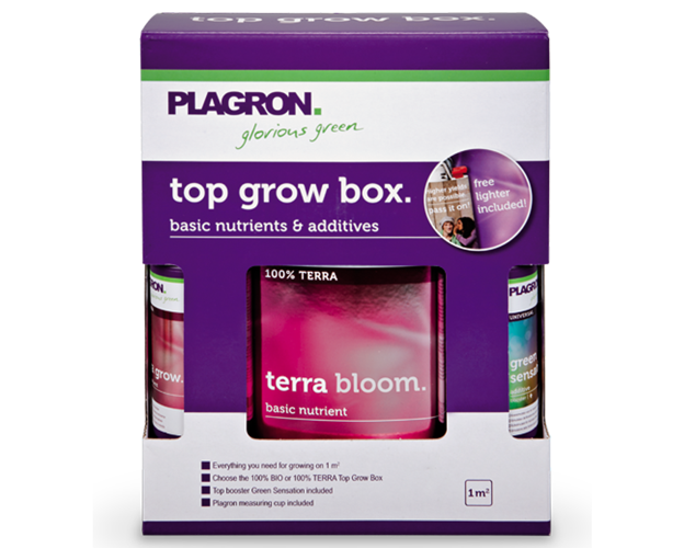 Plagron Top Grow Box 100% Terra zestaw nawozów